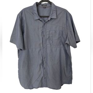 Toad&Co mens shirt short sleeve Blue size Large